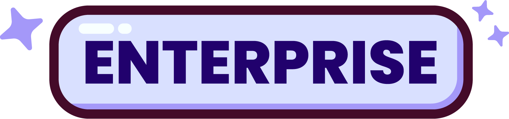 purple/blue product logo for 'enterprise'