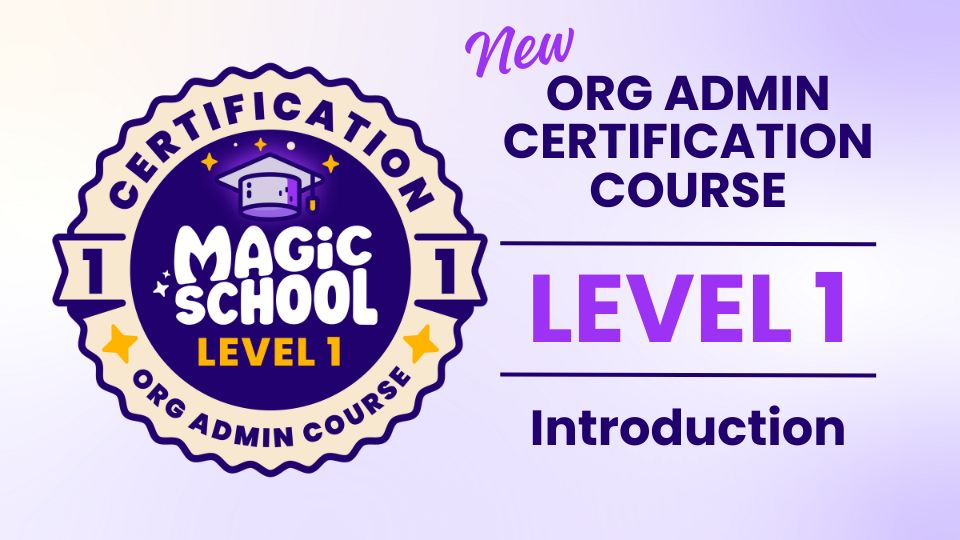 purple background with certificate badge and blue text